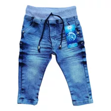 Calça Jeans Bebê Masculina Tam Pmg. 