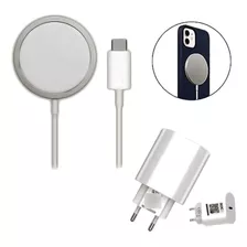 Cargador Inalambrico Para iPhone Magsafe + Adaptador 20watts