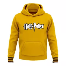 Moletom Bordado Harry Potter Lufa-lufa Jaqueta Blusa Ref 2