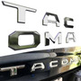 Letras Emblema Rojo Tacoma 3d Tapa Batea Caja 2023 2020 2018