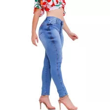 Calças Jeans Feminina Cintura Alta Com Lycra Promoção