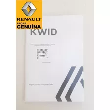 Manual Do Proprietário Renault Kwid Intense, Zen , Outsider