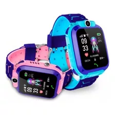 Relógio Smartwatch Q12 P/crianças Com Gps E Chip Segurança Cor Rosa