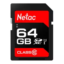 Tarjeta De Memoria Netac 64gb Sdhc 100mb/s