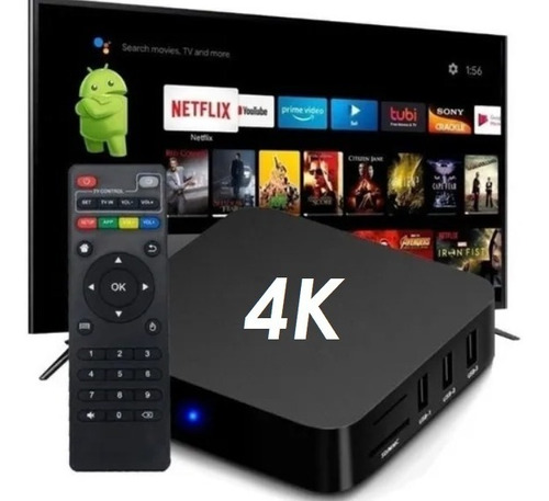 Aparelho 4k Adaptador Smart Tv Box Transforme Tv Em Smart Tv