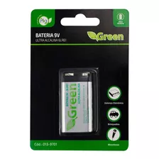 Bateria 9v 6lr61 - Green 013-9701