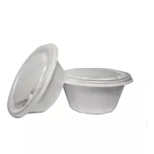 Potes Para Caldos Térmico 300ml C/ Tampa C/100 Unidades