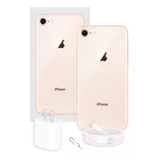  Apple iPhone 8 64 Gb Oro Con Caja Original Batería 100% 