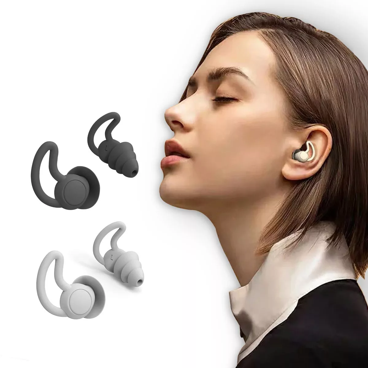 Tapones Protección Oído Cancelación Ruido Suaves Cómodos Pro