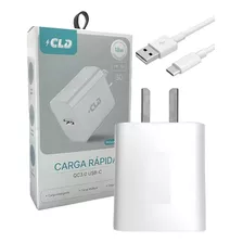 Cargador Para Motorola Moto E22 Carga Rápida Usb C