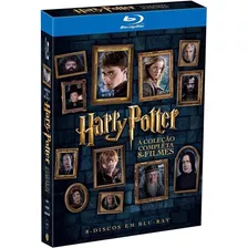 Blu-ray Harry Potter Box 8 Filmes Coleção Completa Lacrado