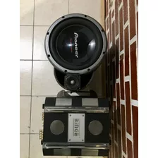 Subwoofer 12 Pioneer + Bazooka + Tweeter Bala + Potencia