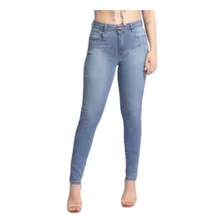 Calça Jeans Feminina Emporio Cigarrete Cintura No Lugar Alta