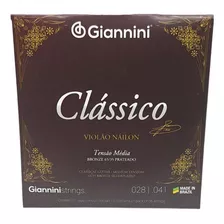 Giannini (brasil), Encordado Guitarra Clásica Tensión Media