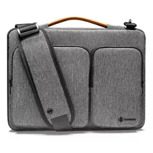 Tomtoc- Bolso De Hombro A42 Para 13'' Macbook Pro/air Color Gris