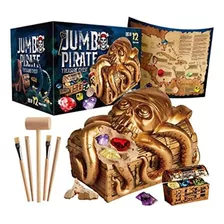 Kit De Excavación De Piratas Jumbo Juguetes Piratas Para