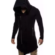 Campera Saco Tapado Capa Capucha Larga Assassins Hombre