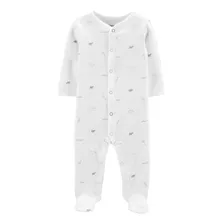 Macacão Pijama Para Bebe Com Pezinho Carters