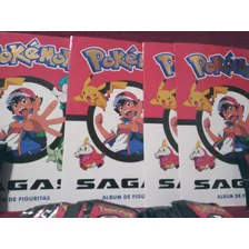 Pokemon Sagas Album De Figuritas + 10 Sobres (año 2023