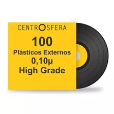 100 Plásticos Para Proteção Das Capas De Lp Disco Vinil