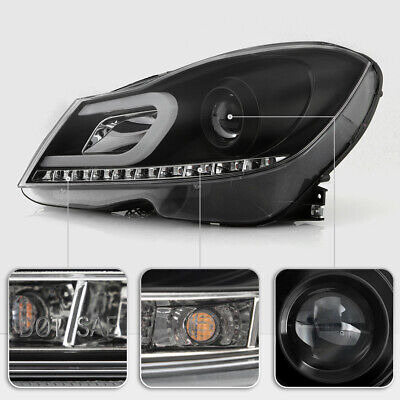 Black 2012-2014 Mercedes Benz W204 C-class Led Signal Dr Yyk Foto 5