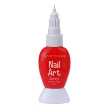 Esmalte Decorador De Uñas Pincel Punta Metal Nail Art (213) Color Rojo