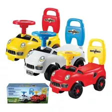 Buggy Infantil Auto Con Respaldo Y Bocina Resistente Colores