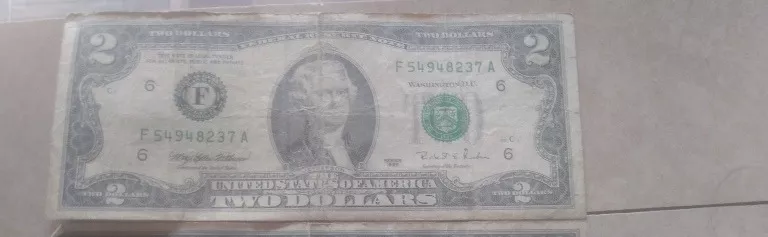 Billetes De 2 Dolares Antiguos 