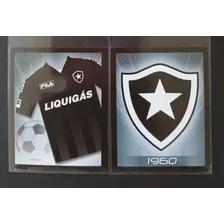 Figurinhas: Futebol - Botafogo. Camisa/escudo. 