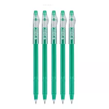 5 Plumas Frixion Pilot Verdes Borrables Punto Fino 