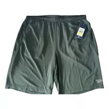 Shorts Reebok Leg Press Green Gables Heather - Imperdivel