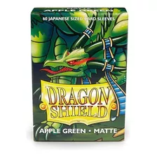 Dragon Shield, Pequeño, Color Verde Manzana Mate, Yu Gi Oh, Japonés