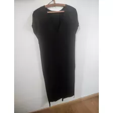 Vestido Zara. Túnica Importada De Crepé.talle M