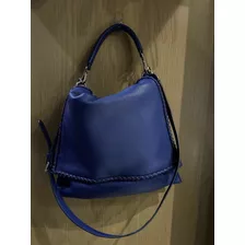 Bolsa De Piel Azul Marca Vince Camuto