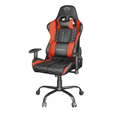 Silla Gamer Trust Gxt 708r Resto Negro Con Rojo