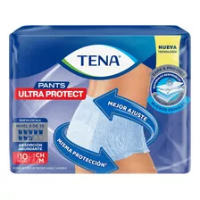 Ropa Interior Desechable Tena Pants Ultra Protect 10 Un Talle M