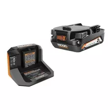 Ridgid 18v Cargador Y Batería Para Herramientas Inalambricas