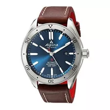 Alpina Mens Alpiner 4 Automático De Acero Inoxidable Y Cuer