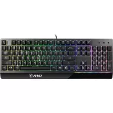 Teclado Gamer Msi Vigor Gk20 Rgb Us Anti Ghost