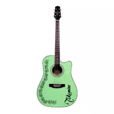 Guitarra Takamine Ef341dx Modificado Ornamento Seafoam