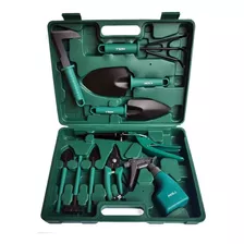 Kit De Jardinagem 10 Peças + Maleta