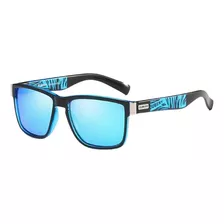Óculos De Sol Lente Polarizada Espelhada Azul Suzuki
