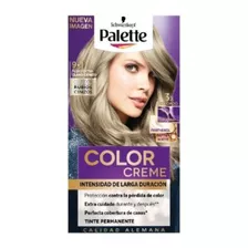 5 Pz Tinte Para Cabello Palette Color Creme 9-1 Rubio Extra 