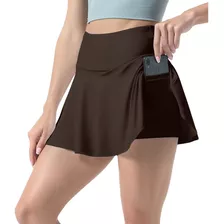 2 Es 1 Pantalones Cortos Falda De Tenis Deportiva De Yoga