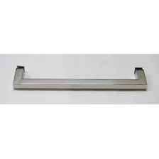 Porta Toalha Para Vidro Quadrado De 2.5cm Inox Polido 40cm