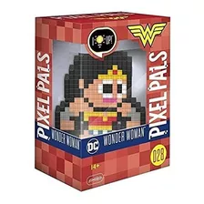 Pdp Pixel Pals Dc Comics Wonder Woman Figura Iluminada Colec