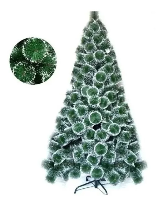 Árbol Artificial Navidad Efecto Nevadofrondoso 2.10mt