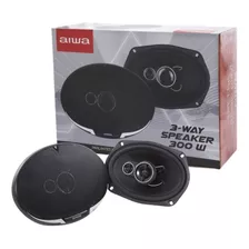 Parlantes Para Auto Aiwa 6x9 3 Vias 300w Ovalados Taw-6944