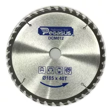 Disco Para Corte De Madera Circular Pegasus Dcm012 185mm 40t