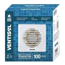 Exaustor Para Banheiro Exb 100mm Premium Ventisol Bivolt